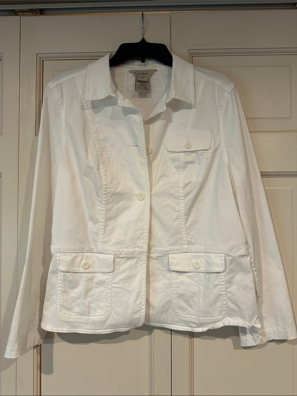 White L.L.Bean Jacket